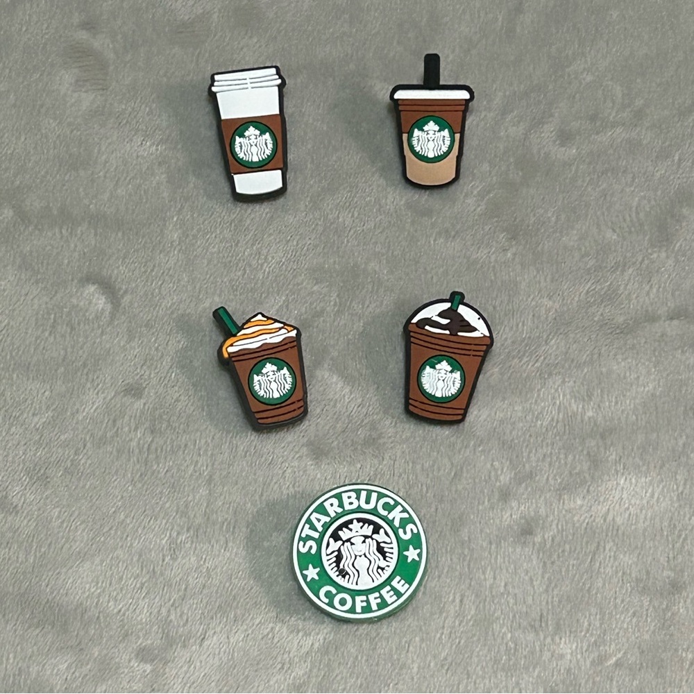 Starbucks Coffee Cup Crocs Charm Set